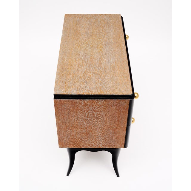 Brown Art Deco Period Chest of Drawers by Dominique For Sale - Image 8 of 9