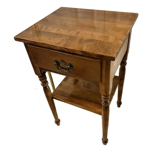 Vintage Ethan Allen Side Table/Nightstand For Sale