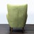2010s Article Mod Mid-Century Modern Green Lounge Chair With Wooden Legs For Sale - Image 5 of 9