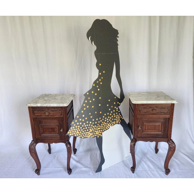 Late 19th Century Antique Pair of End Tables For Sale - Image 11 of 12