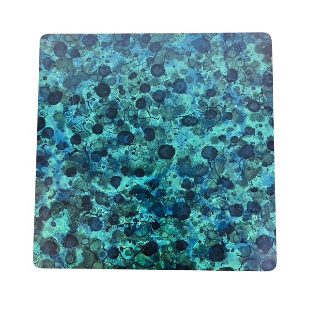 Mid 20th Century Faux Agate Laminate Stacking Tables For Sale - Image 9 of 12