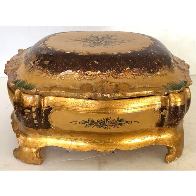 Wood Domed Florentine Box For Sale - Image 7 of 7
