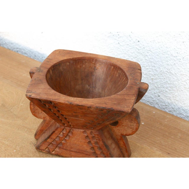 Tribal Antique Warm Honey Bijani Seeder For Sale - Image 3 of 6