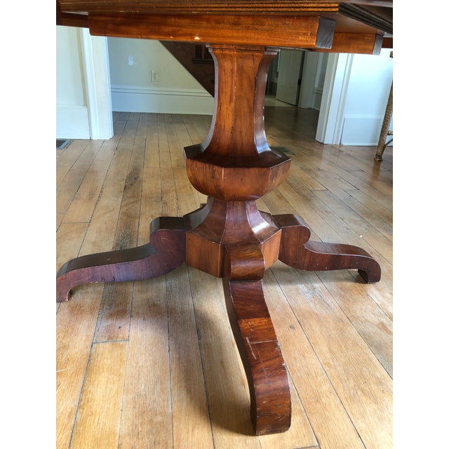 Designer Alfonso Marina Ebanista Palafoxiana round dining or entry table, 55”, labeled Mexico City, 2004. It has original...