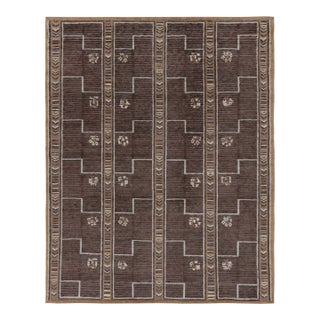 Contemporary Art Deco Style Geometric Wool Rug by Rug & Kilim, India For Sale