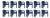 Double Arch Dining Chairs in Navy Blue Cotton Velvet from Insidherland, Set of 12 For Sale