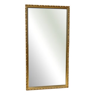 Mirror in Wood and Gilded Stucco, 1950s For Sale