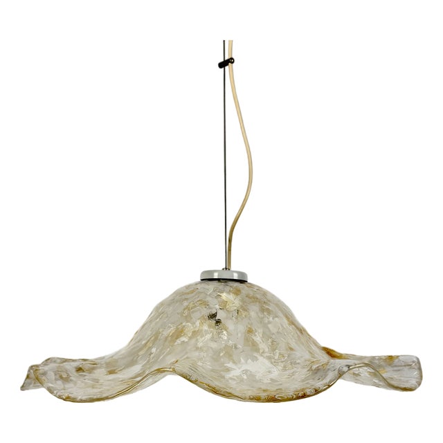 Large Murano Glass Pendant Light by La Murrina, Italy, 1970s For Sale