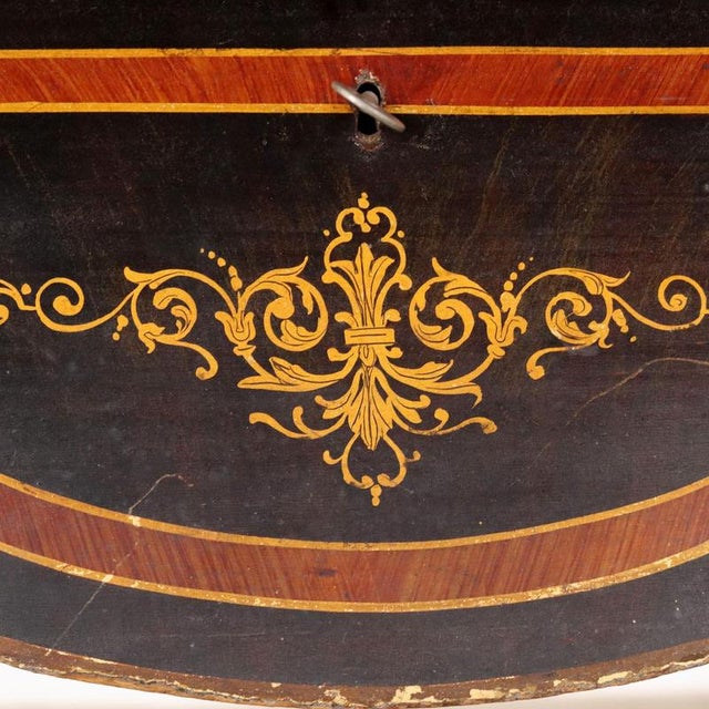 Brown 20th Century Working Table in Lacquered Oak, France For Sale - Image 8 of 11