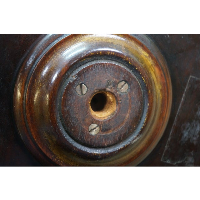 Antique English Mahogany Tripod Pedestal Plant Sculpture Candle Stand 20" For Sale - Image 17 of 17