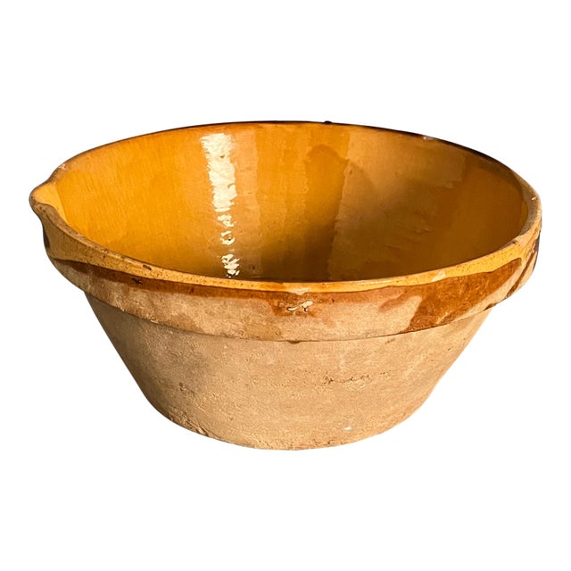 19th Century Terracotta Confit Bowl For Sale