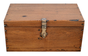Small 19th Century Naval Chest in Teak