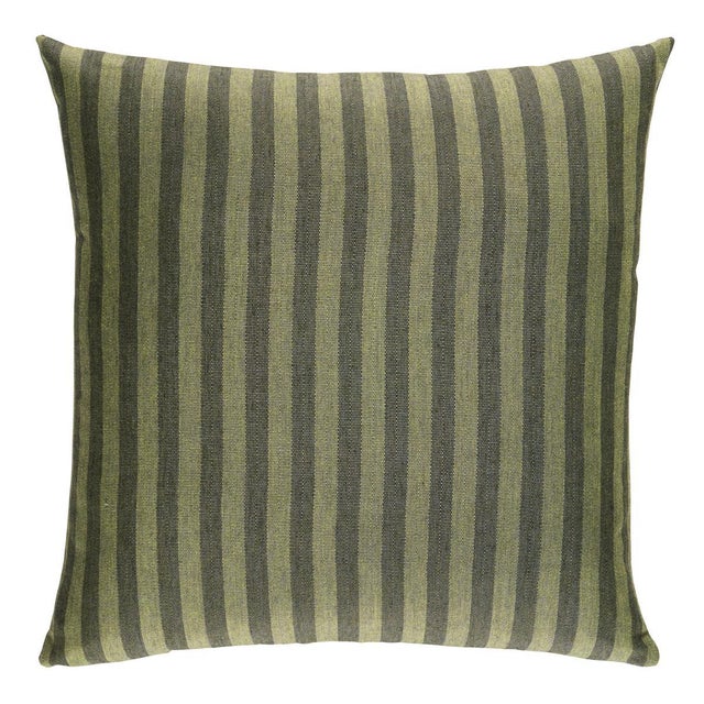 This pillow features Hanson I/O Stripe with a Knife Edge finish. Woven in the U.S. from solution-dyed acrylic, this design...
