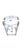 1990s Arthur Court Grape Design Glass Ice Bucket W/ Matching Scoop For Sale - Image 14 of 16