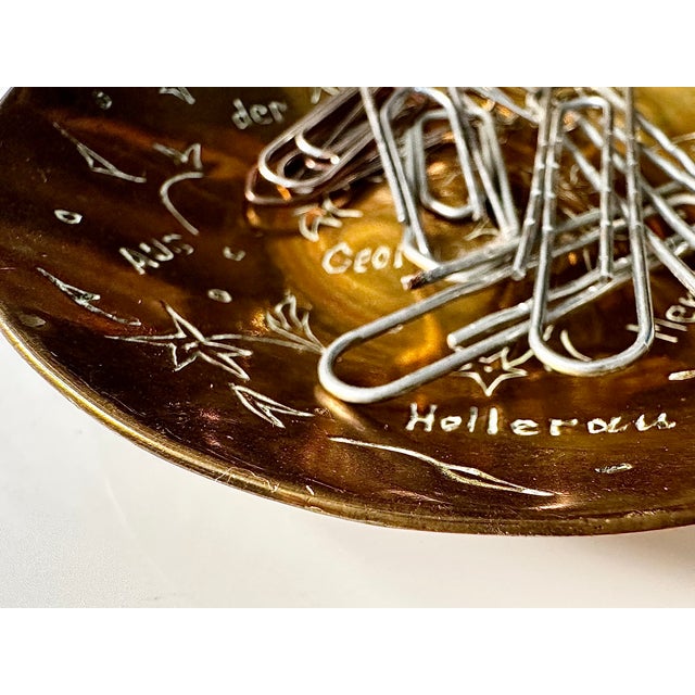 1920s Brass Bowl by Georg Mendelssohn for Werkstatt Hellerau, Germany, 1920 For Sale - Image 5 of 13