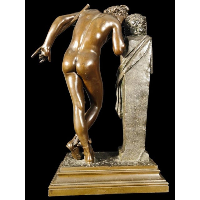 Moulin, Figurative Sculpture, 19th Century, Bronze For Sale - Image 3 of 14
