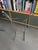 Mid-Century Modern Vintage French Machine Age Valet Metal Stand Ball Feet Atomic Design For Sale - Image 3 of 9