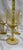 Mid 20th Century Vintage Yellow Depression Glass Wine/Water Glasses Set of 5 Etched For Sale - Image 5 of 5