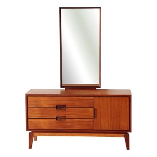Vintage Teak Dressing Table, 1960s For Sale