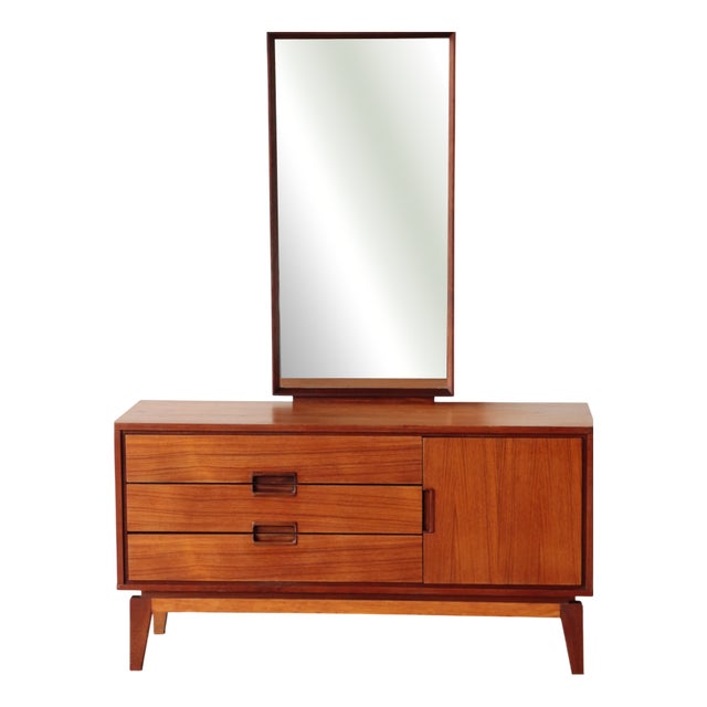Vintage Teak Dressing Table, 1960s For Sale