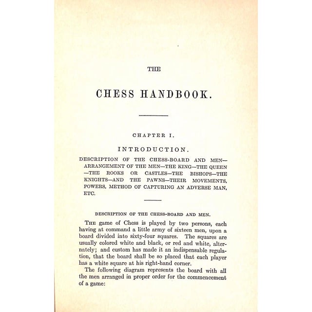 1930s "The American Chess Player's Handbook" 1934 Staunton, Howard (1810-1874) For Sale - Image 5 of 8