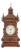 Black Forest Lenzkirch Oak Wood Mantle Clock For Sale