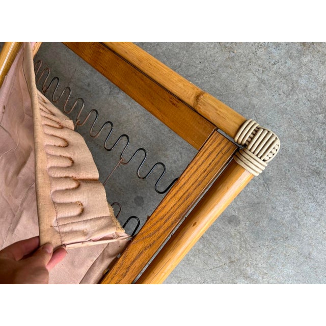 1970s Rattan Settees a Pair For Sale - Image 9 of 9