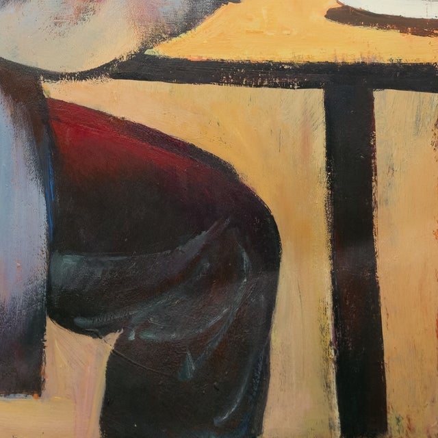 Alone in a Cheap Eatery - Serge Hollerbach, C. 1970s For Sale In San Diego - Image 6 of 8