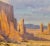 1980s David Chapple -Monument Valley Landscape, Arizona-Impressionist Oil Painting For Sale - Image 5 of 9