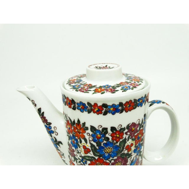 Hand-Painted Jug from Chodzież, Poland, 1970s For Sale - Image 4 of 16