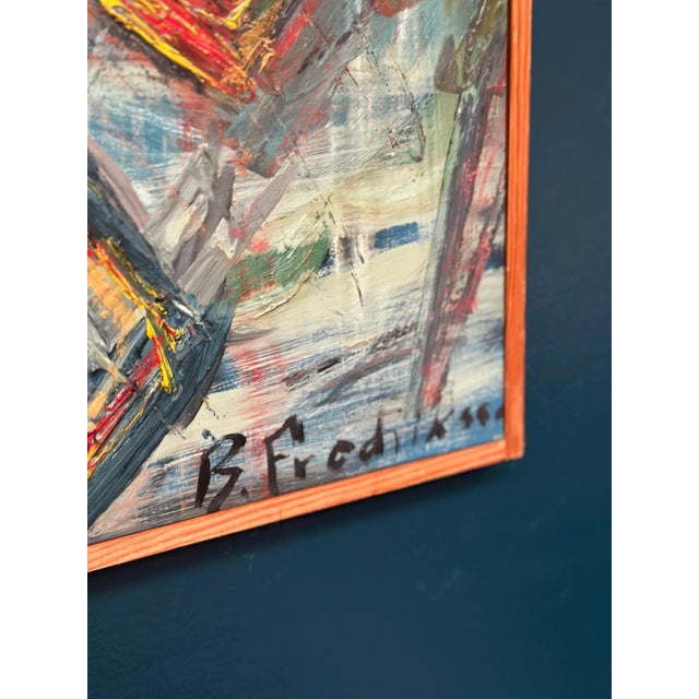 Bengt Fredriksson, Composition, 1960s, Oil on Canvas For Sale - Image 4 of 18
