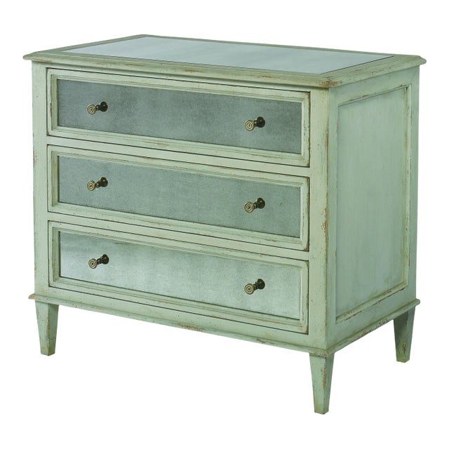 Century Furniture Madeline Nightstand, Mirrored For Sale