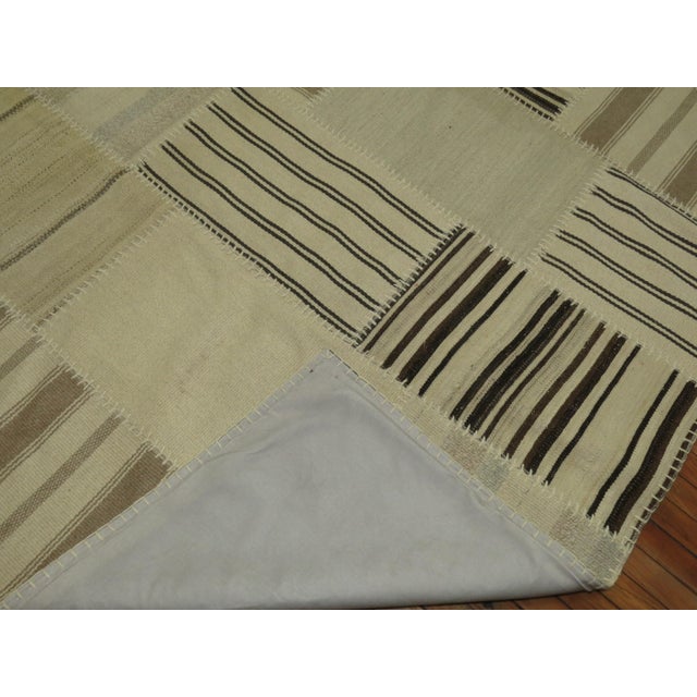 Contemporary Late 20th Century Large Room Size Modern Turkish Kilim - 10'7" x 14'4" For Sale - Image 3 of 18