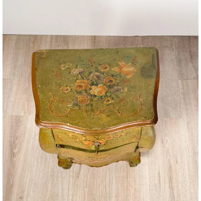 Venetian Painted Bedside Cabinet, Circa 1900 For Sale In San Francisco - Image 6 of 7