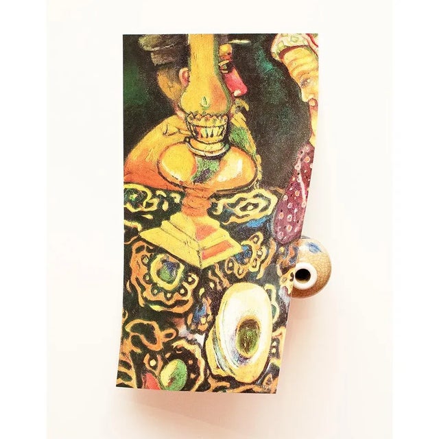 Marc Chagall 1972 After Marc Chagall "Still Life With Lamp", Full-Color Parisian Print For Sale - Image 4 of 7