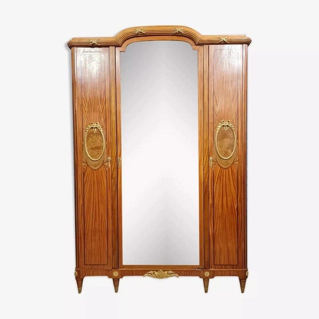 Louis XVI Marquetry Bookcase, 1870s For Sale - Image 3 of 6