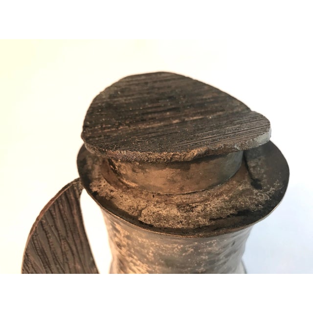 Italian Brutalist Bronze Vase by Lorenzo Burchiellaro, 1960s For Sale - Image 10 of 16