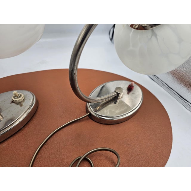 1950s Vintage Table Lamps from Zakłady Terenowe Częstochowa, 1950s, Set of 2 For Sale - Image 5 of 9