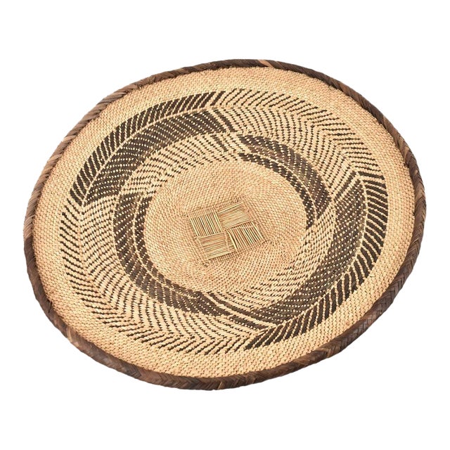 Early 20th Century Tonga Binga Basket 19.5 Inch For Sale