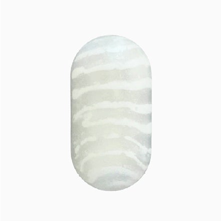 White Vintage Striped Glass Wall Lamp from Peill & Putzler, Germany, 1970s For Sale - Image 8 of 9