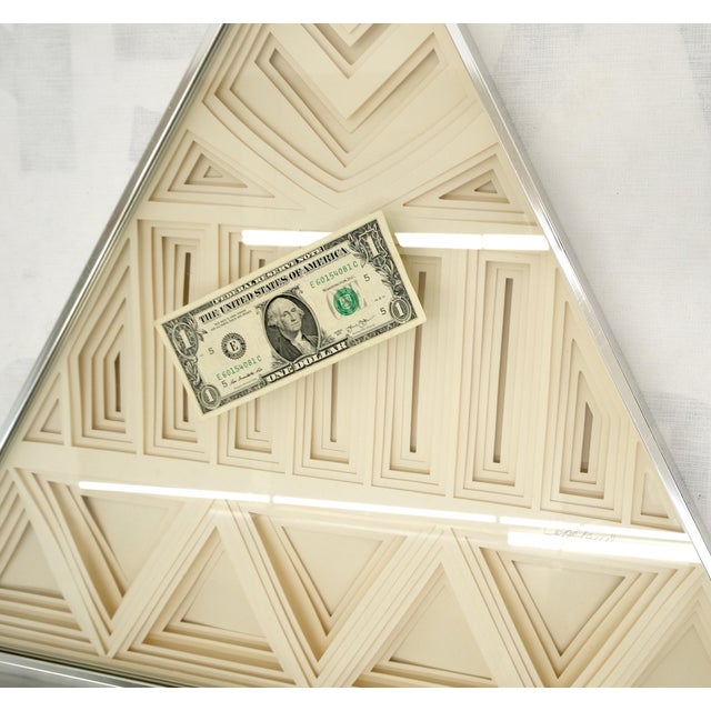 Mid Century Modern Greg Copeland 3D Paper Cutout Wall Art Sculpture Aluminum - 9 Pieces For Sale - Image 10 of 10