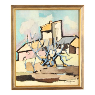 J. Joinie-Maurin Abstract Painting, 'The Dead Olive Tree' For Sale