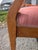 19th Century Neoclassical Empire Revival Rolled Crest Settee in Mauve Silk For Sale - Image 18 of 18