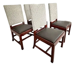 Set of 4 Hickory Chair Side Dining Chairs