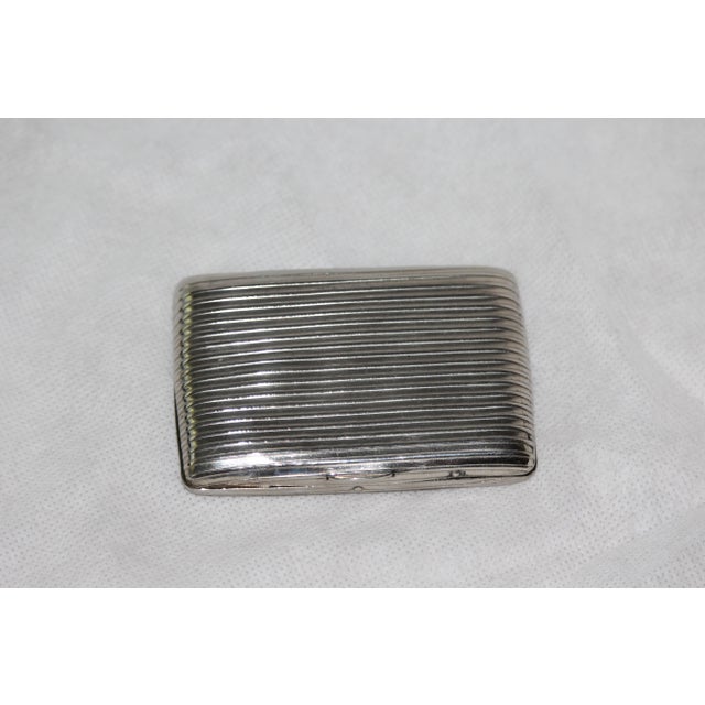 Metal Silver Cigarette Case, 1970s For Sale - Image 7 of 10
