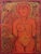 Red Leszek Rózga, Etruscan Venus, Nude, 1994, Gouache and Acrylic on Paper For Sale - Image 8 of 8