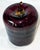 A vintage Boyer hand-blown glass apple paperweight signed by Boyer for the Sauder Museum. This apple features a deep...