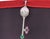 Key Pendant With Pearl in 14k Gold For Sale - Image 9 of 9