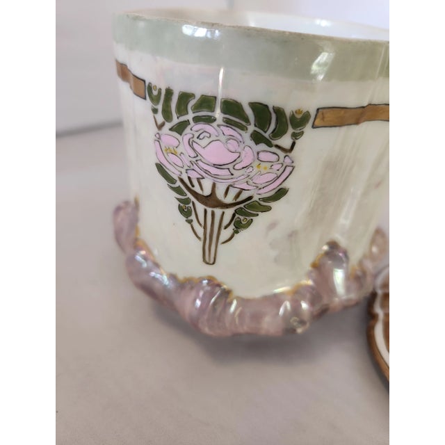 Limoges, France Art Deco Limoges Biscuit Canister Bawo & Dotter Elite Limoges France, (1896-1900) For Sale - Image 4 of 11