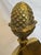 Brass Vintage 48'-65” Italy Brass Valet Stand Hollywood Regency Butler Pineapple For Sale - Image 8 of 12